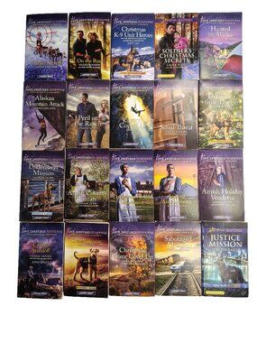 20 Harlequin Love Inspired Suspense Inspirational Romance Novel Bundle Set #2